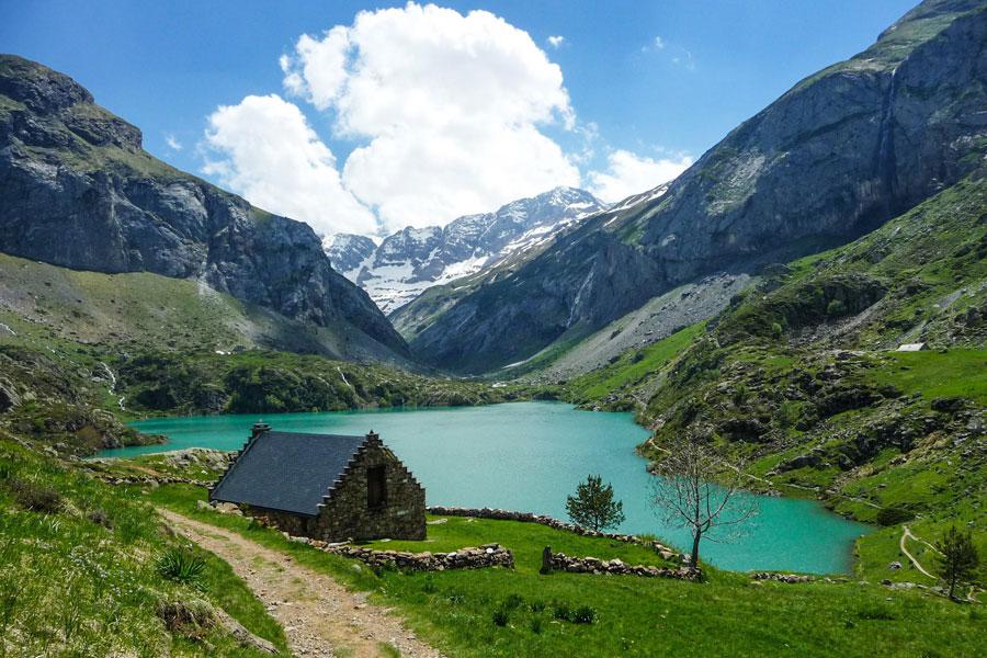 Le lac des Gloriettes et Cirque d’Estaubé