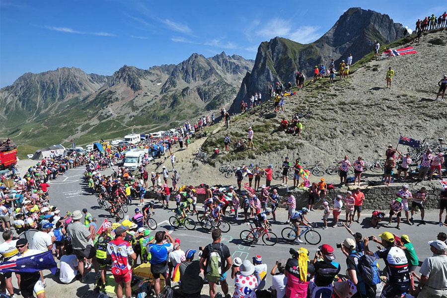 Le tour de France au col du Tourmalet